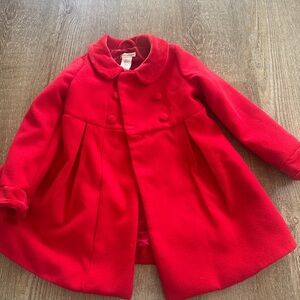 Catherine Malandrino Bright Red Kids Coat